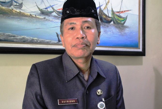 Kepala Dinas Pendidikan Pemuda dan Olahraga (Dindikpora) Rembang, Sutrisno. (WISNU AJI/RADAR KUDUS)