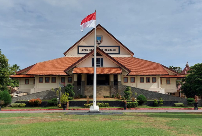 Gdeung DPRD Rembang. (ISTIMEWA)