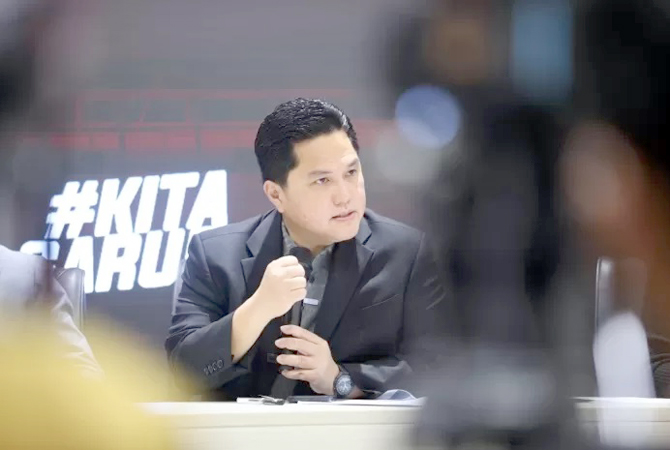 Erick Thohir bersyukur atas keputusan FIFA menunjuk Indonesia sebagai tuan rumah Piala Dunia U-17 2023. (pssi.org)