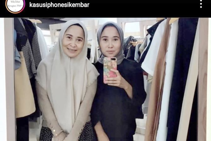 Saudari kembar Rihana-Rihani viral di medsos karena melakukan penipuan berkedok pemesanan iPhone murah. (Istimewa)