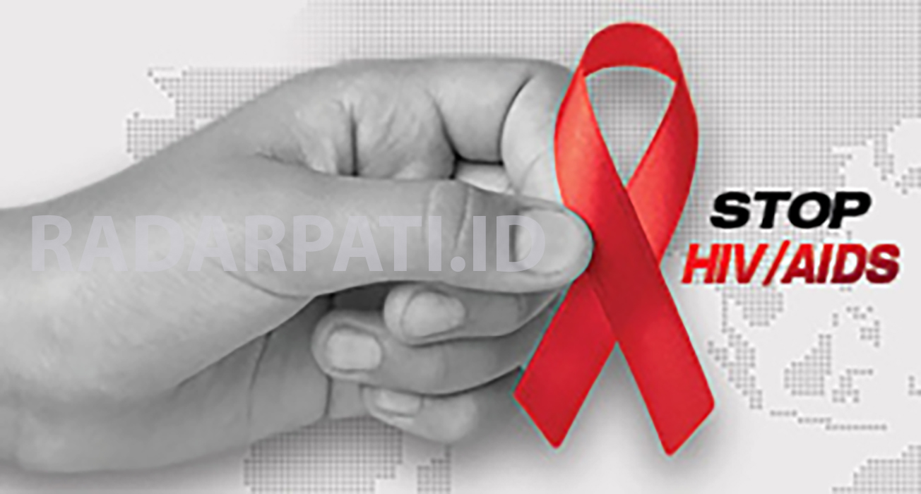 Ilustrasi stop HIV/AIDS (ALFIAN DANI)