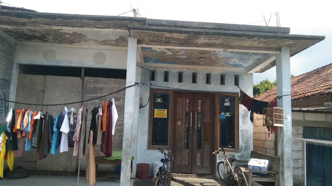 TEMPAT KEJADIAN: Rumah korban di RT 3/5 Desa Loram Kulon, Jati, Kudus.