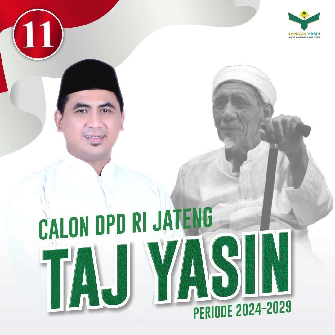 Taj Yasin, Salah Satu Calon DPD RI Jawa Tengah