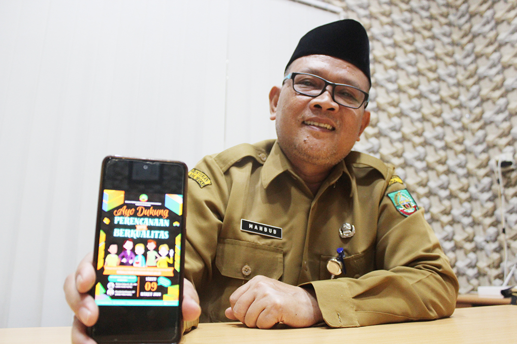 AJAK: Kepala Bappeda Blora Mahbub Djunaidi mengajak masyarakat beri usulan di link yang disediakan.