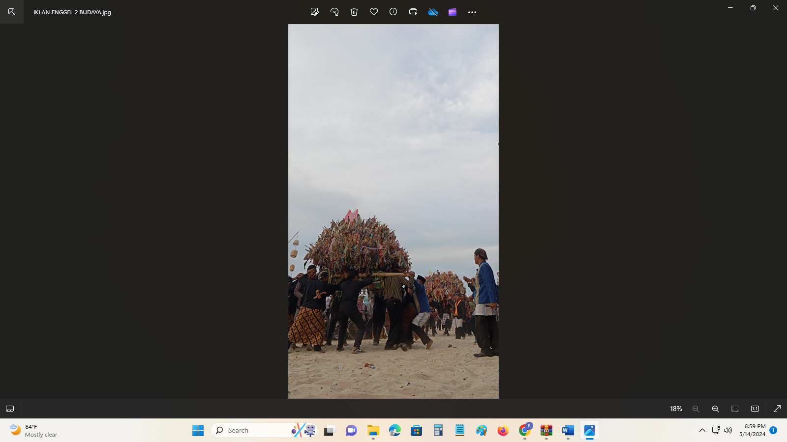 BUDAYA: Tradisi jembul tulakan. (SYAHRI MUHAROM/RADAR KUDUS)