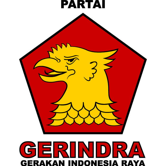 Ilustrasi logo Partai Gerindra. (SUMBER CERMIN-DUNIA.GITHUB.IO)