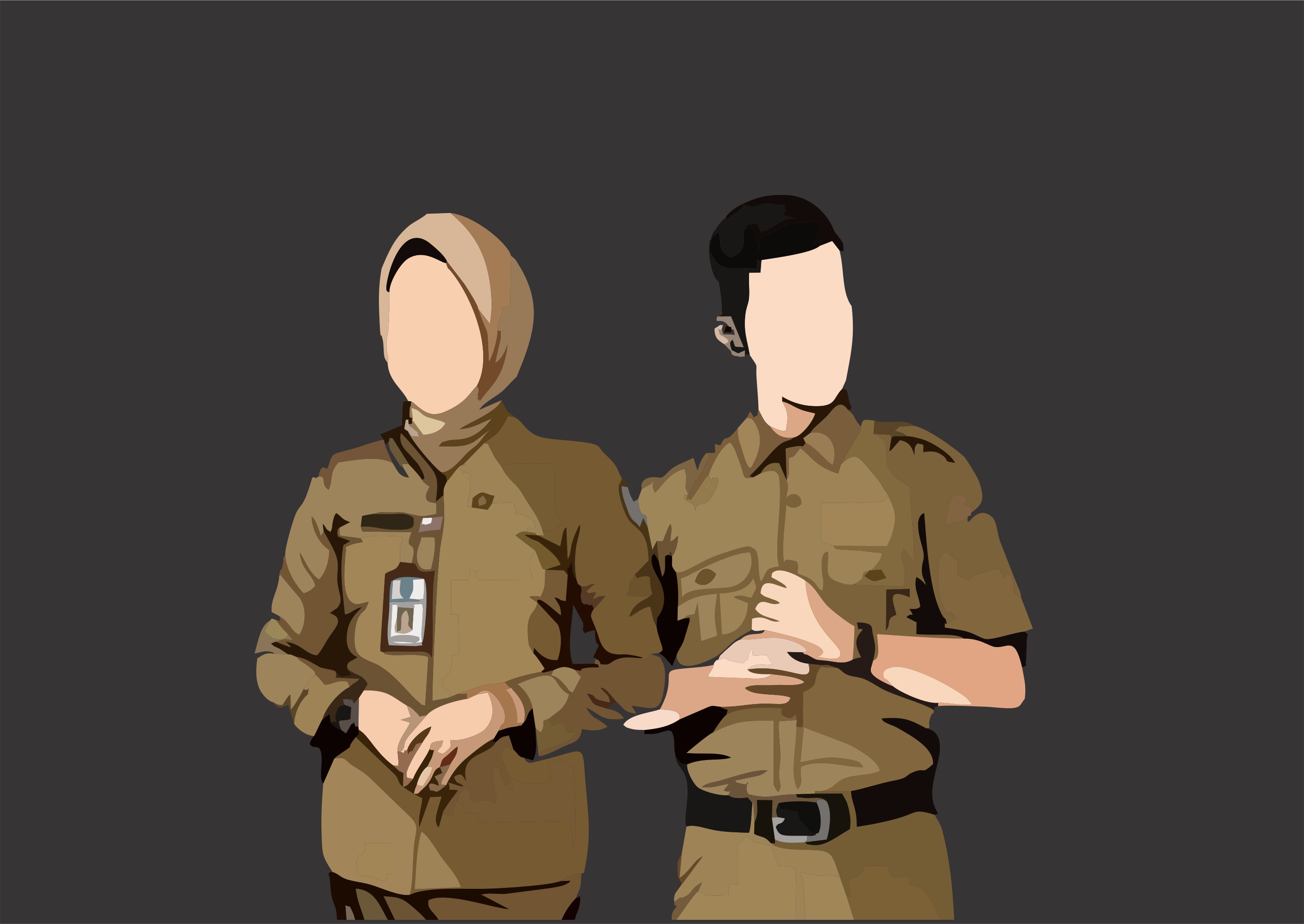Ilustrasi disiplin ASN diolah dari sumber Jawa Pos.