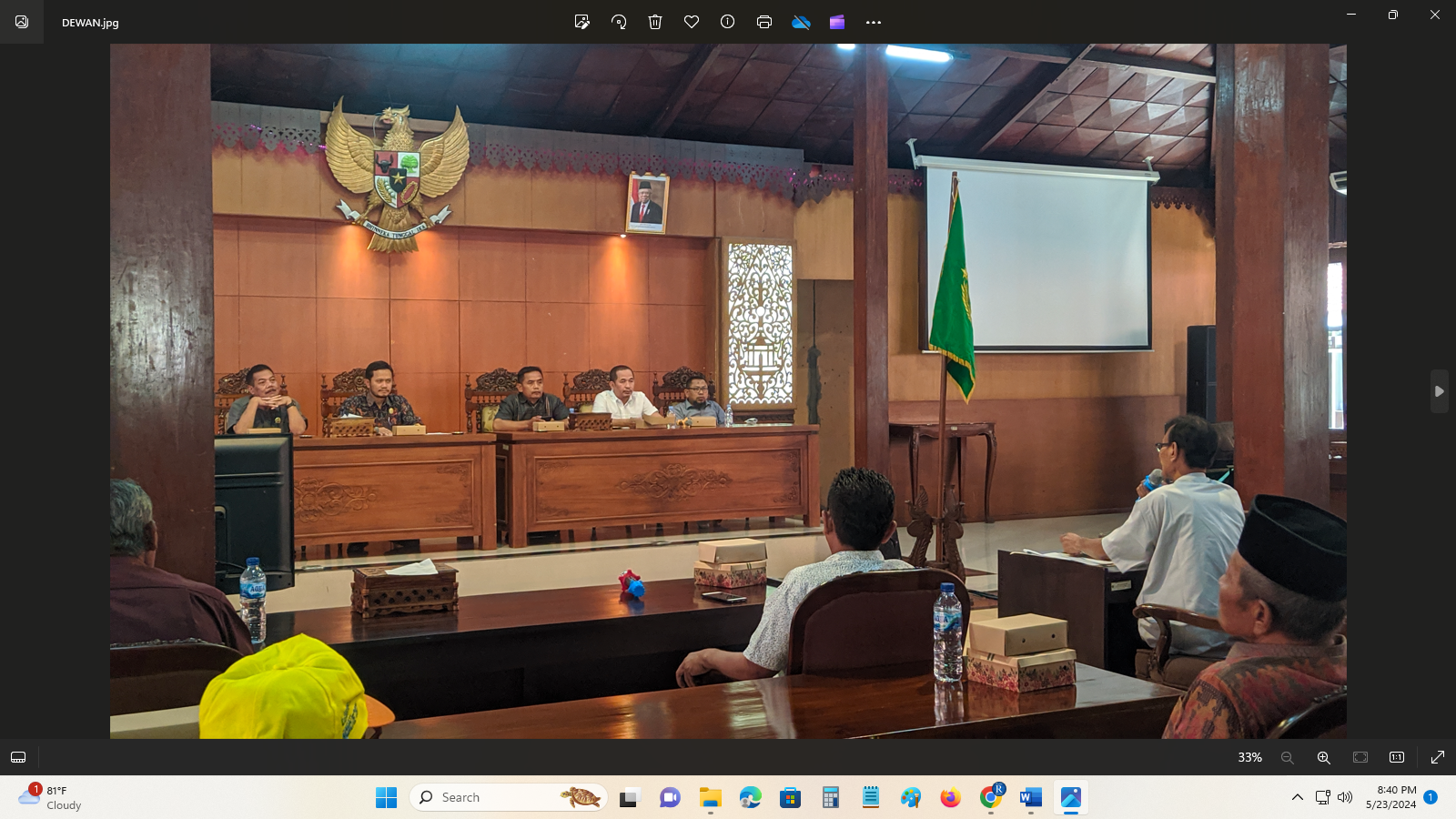 WADUL: Perwakilan BPD Sendangharjo mengadu ke DPRD Blora untuk merekom ke Bupati Arief Rohman terkait kasus nikah siri Kades dan Kadus. (ARIF FAKHRIAN KHALIM/RADAR KUDUS)