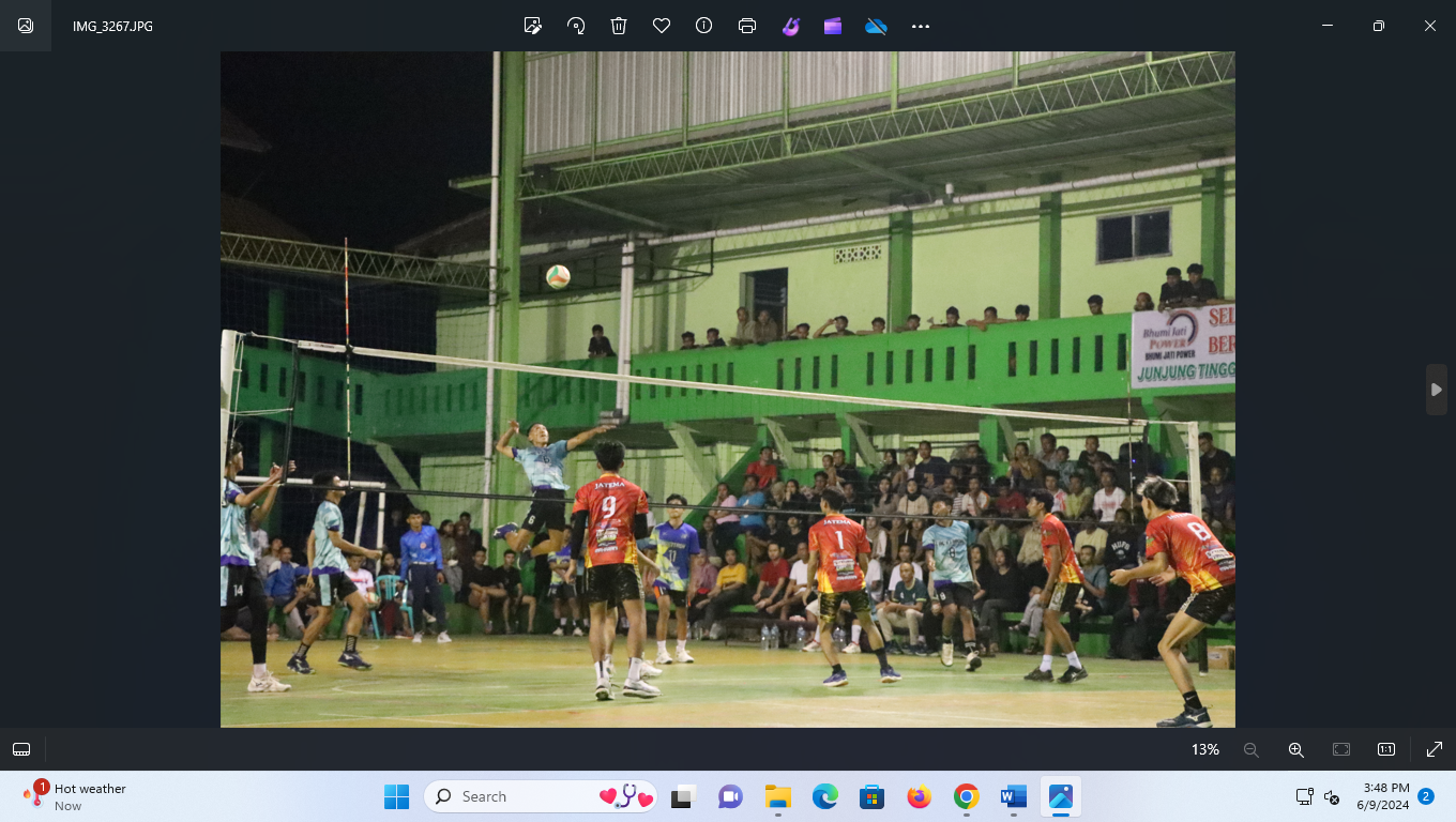 KOMPETISI: Kejuaran Kapolres Jepara cup kemarin.