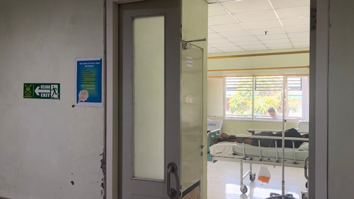 Korban saat dirawat di RSUD Soewondo.