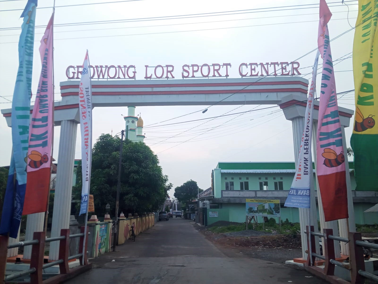 Gapura Growong Lor Sport Center.
