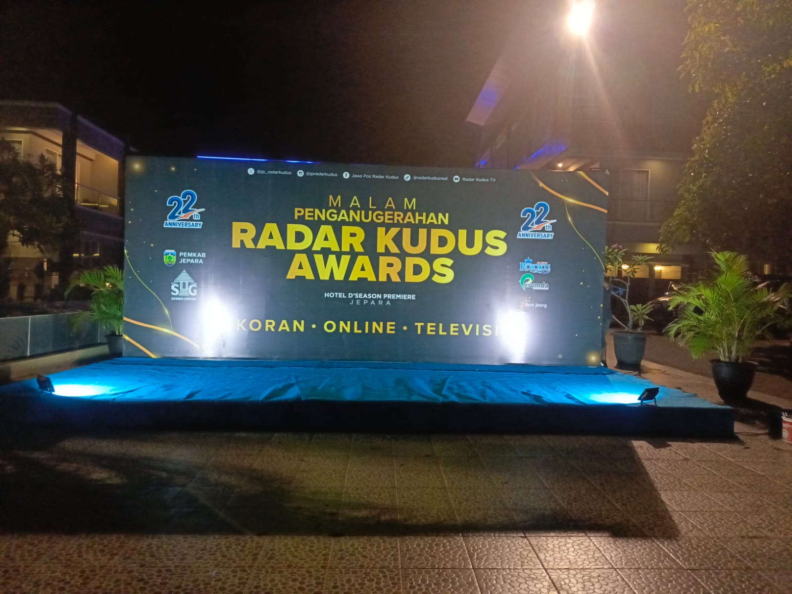 BERGENGSI: Penghargaan Radar Kudus Award tahun ini digelar di D