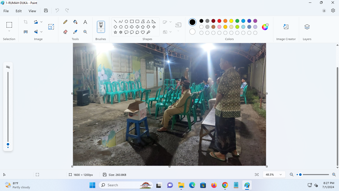 INNALILAHI: Rumah duka korban pembunuhan di kos Pati. (ANDRE F FALAH/RADAR PATI)