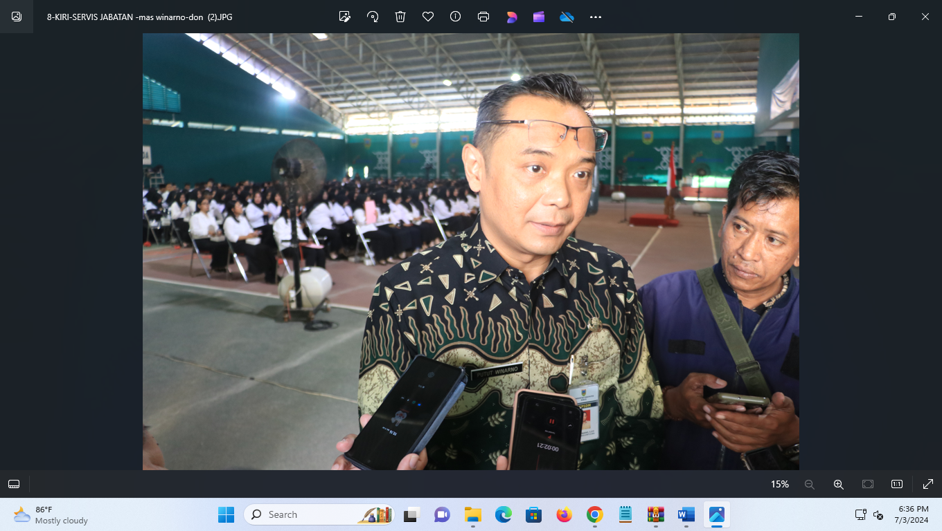 Kepala BKPSDM Kudus Putut Winarno. (RADAR PATI)