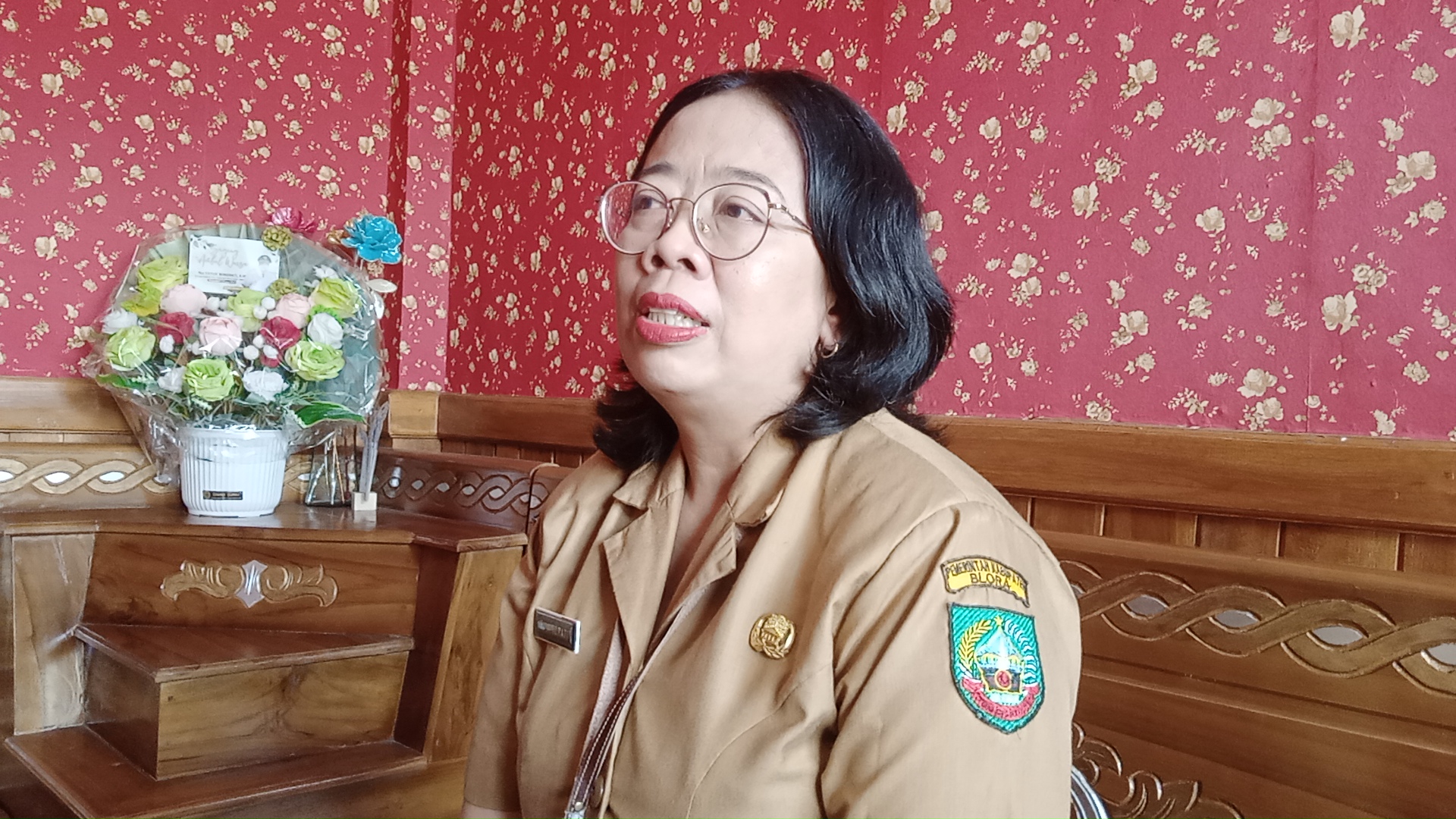Kepala Dinas PMD Kabupaten Blora Yayuk Windrati. EKO SANTOSO/RADAR KUDUS