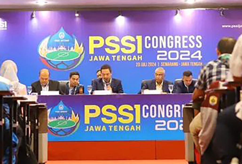 SAH: Pengurus Asprov PSSI Jateng menggelar kongres biasa di Semarang belum lama ini. (PSSI JATENG UNTUK RADARPATI.ID)