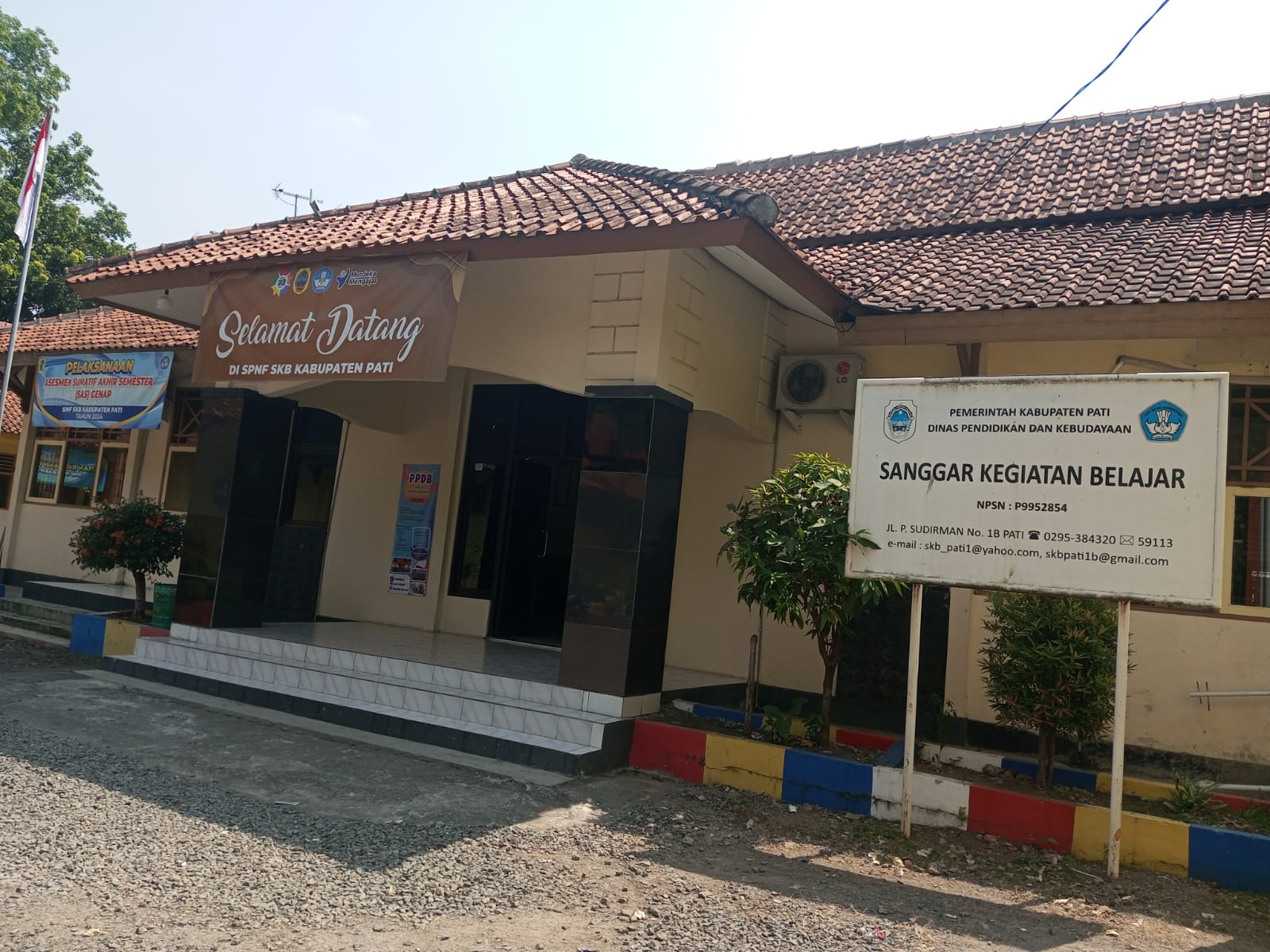 RENCANA: Gedung sanggar di komplek kantor Dinas Pendidikan dan Kebudayaan Kabupaten Pati ditawarkan untuk menjadi tempat rintisan museum. (ACHMAD ULIL ALBAB/RADAR KUDUS)