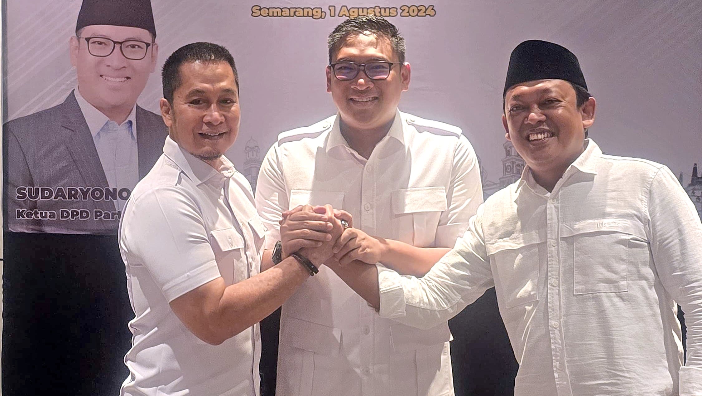SIAP KONTESTASI: Hartopo-Mawahib mendapatkan rekomendasi dari Gerindra belum lama ini.
