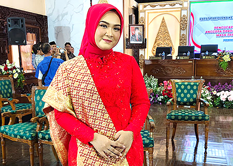 Magdalena Selvi, anggota DPRD Grobogan periode 2024-2029. (SIROJUL MUNIR/RADARPATI.ID)