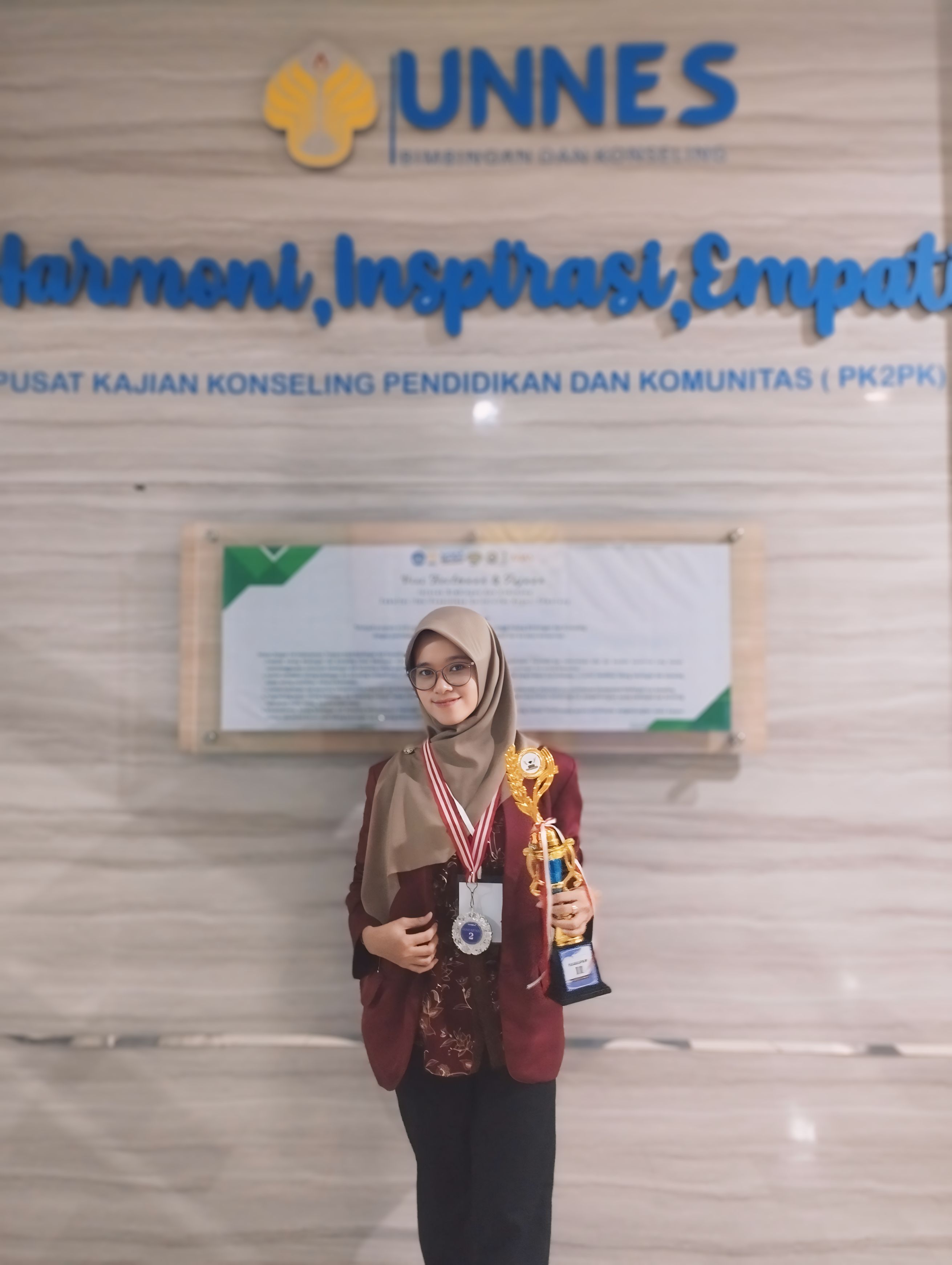 Zalfa Fitria asal Kudus. (DOK PRIBADI)