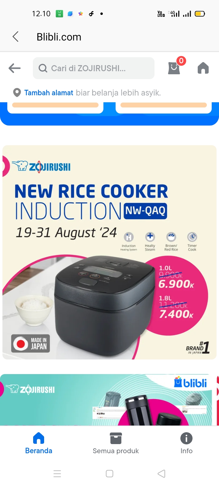 Zojirushi, new ricecooker.