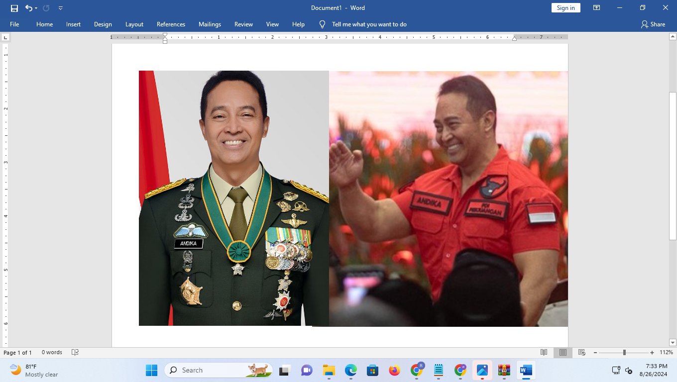 Calon Gubernur Jateng 2024, ANdhika Perkasa.