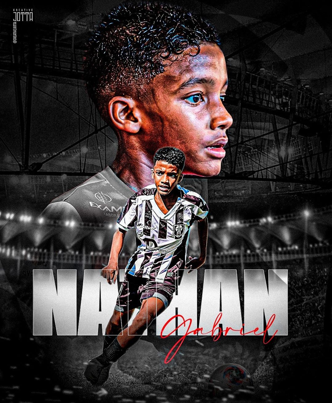 BANGGA: Nathan Gabriel Silva de Assis pemain muda jebolan PSG yang punya darah Indonesia, Ayahnya Evaldo Silva adalah legenda di Persijap Jepara. (FOTO: @nathan.gabriel.08)