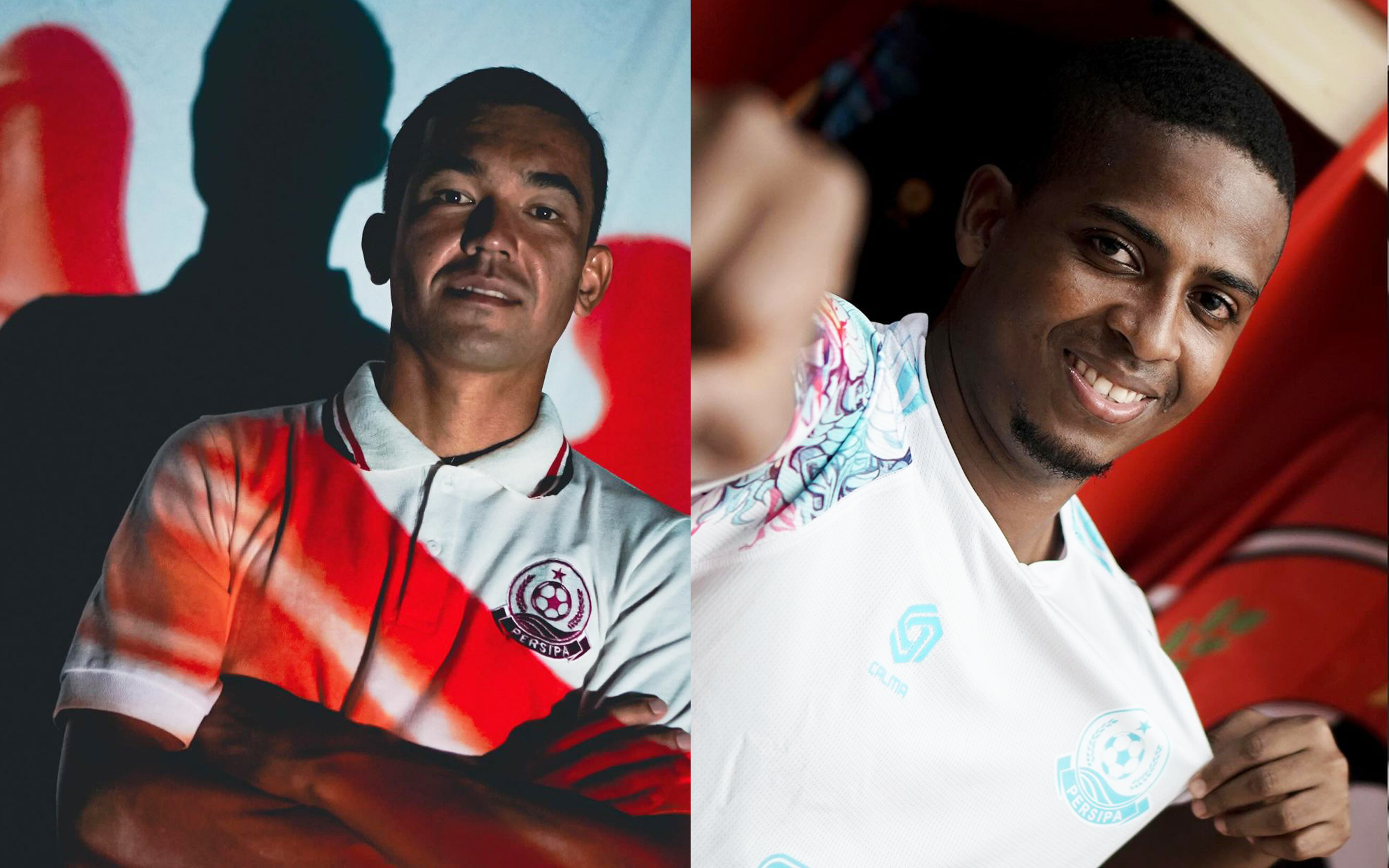 AMUNISI BARU: Mirkomil Lokaev (kiri) dan Mateo Palacios, penggawa baru Persipa Pati. (FOTO: @persipaofficial)