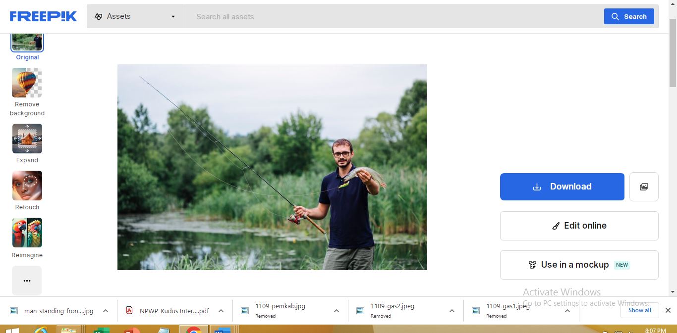 ilustrasi memancing (freepick)