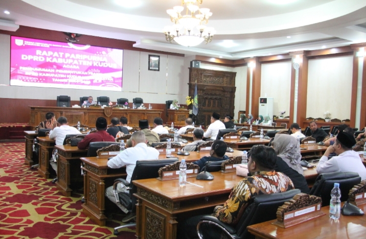 Suasana rapat paripurna DPRD Kabupaten Kudus beberapa waktu lalu. DONNY SETYAWAN/RADARPATI.ID