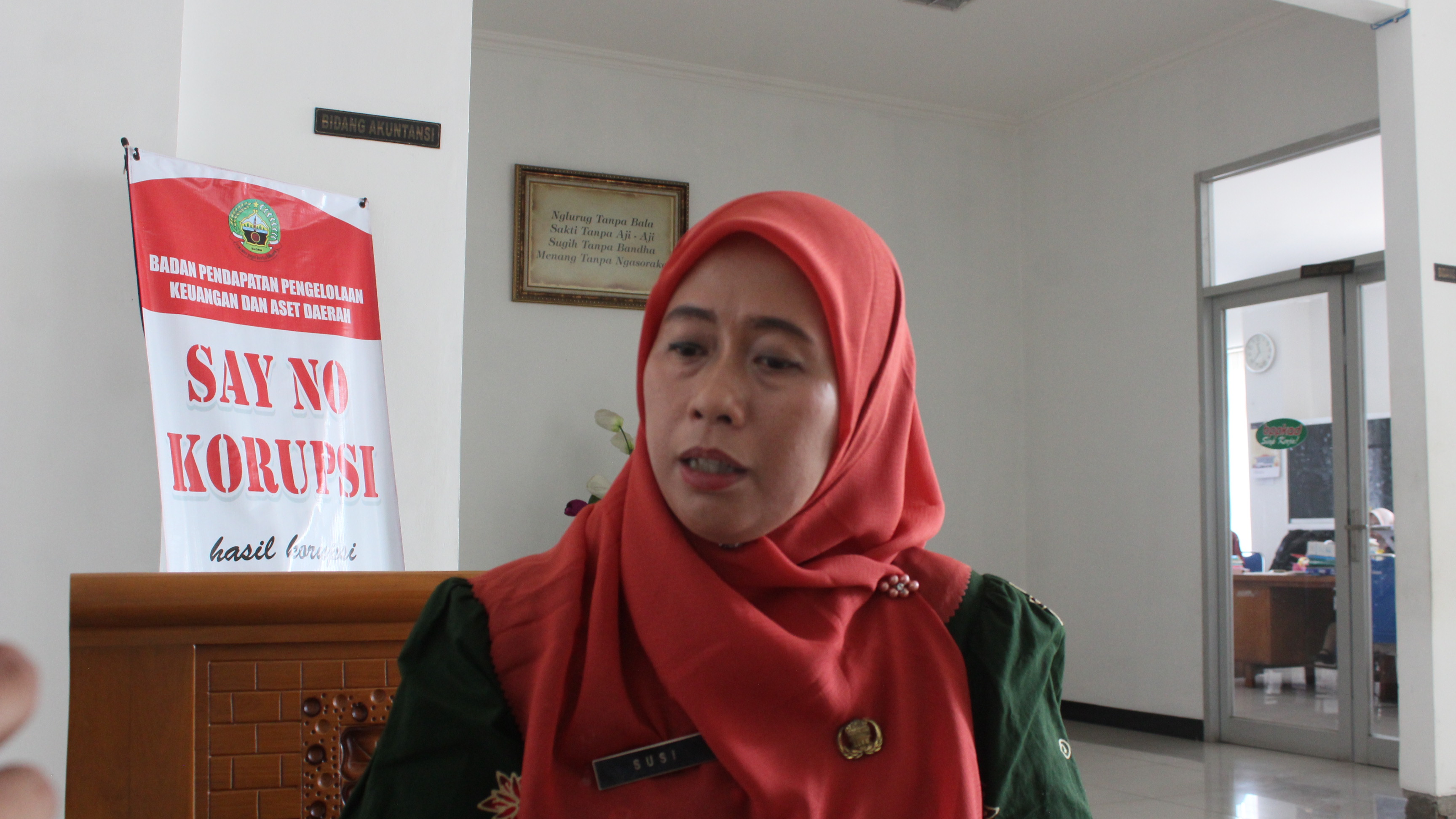 Plt Kepala Badan Pengelolaan Keuangan dan Aset Daerah (BPPKAD) Blora Susi Widyorini. ARIF FAKHRIAN KHALIM/RADARPATI.ID