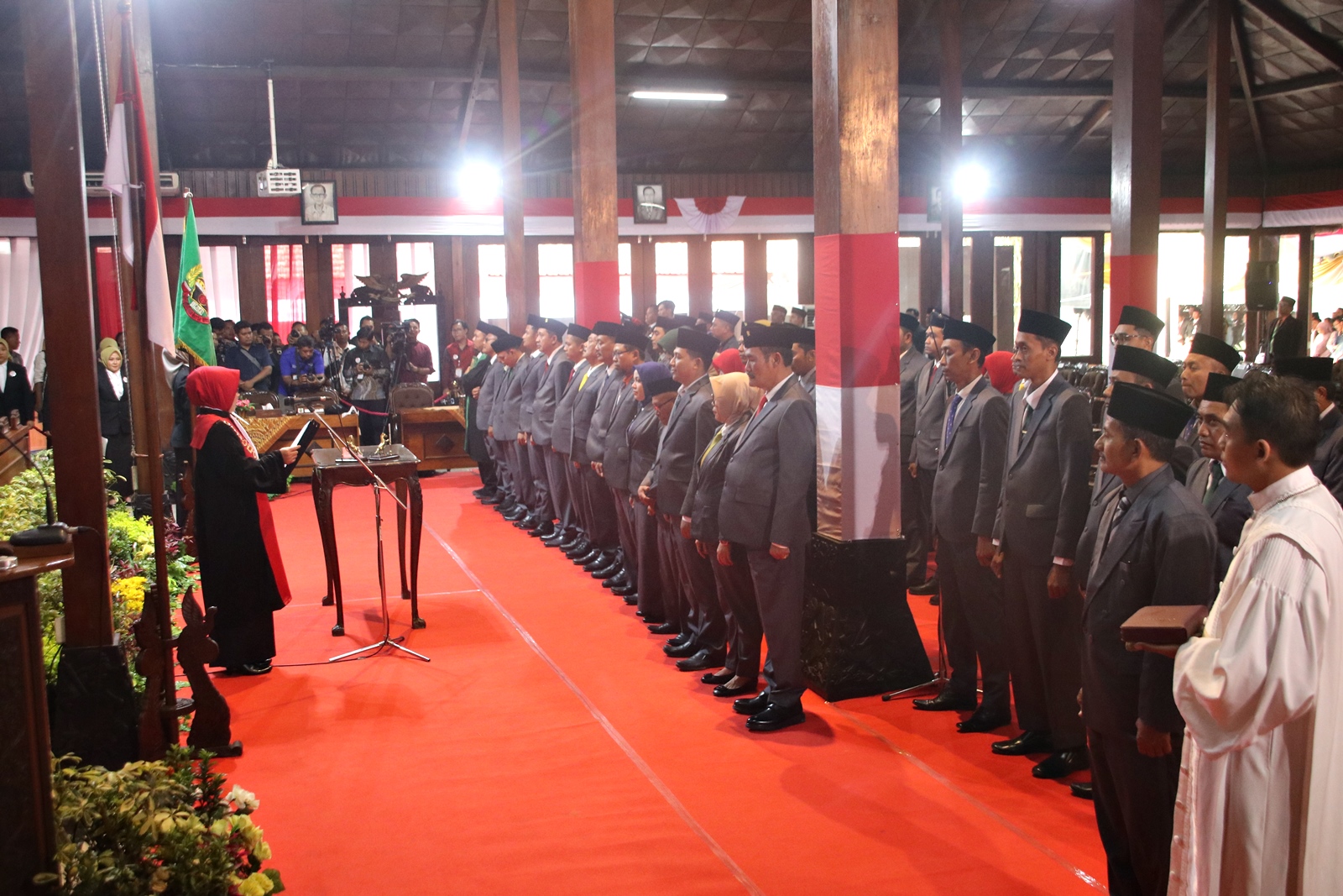 TAK MAKSIMAL: Alat kelengkapan DPRD Blora hingga saat ini belum terbentuk.