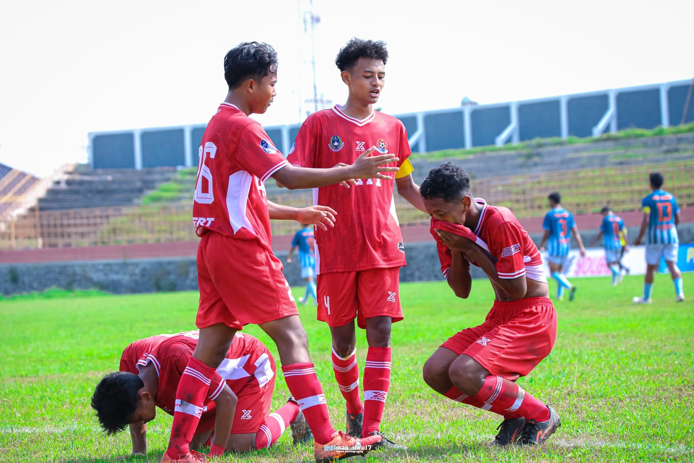 TERHARU : Pemain Persipa Junior merayakan kemenangan usai mengalahkan PSD Demak 1 - 0 di ajang Piala Soeratin Jawa Tengah 2024. (DOK PERSIPA JUNIOR)