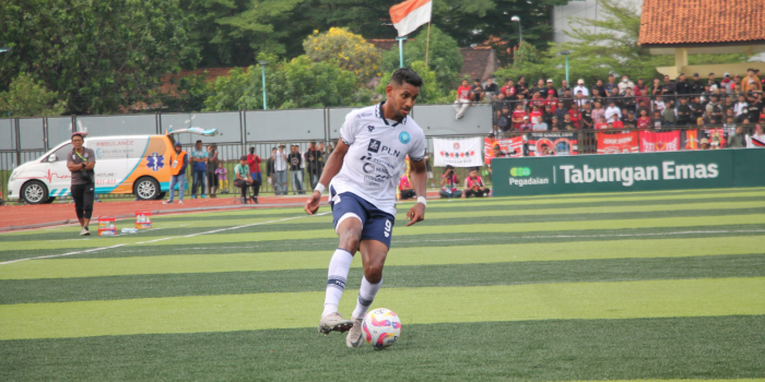 HAUS GOL: Striker Persiku Ronny Maza diharapkan lebih tajam lagi untuk meningkatkan daya dobrak Persiku Kudus. (DONNY SETYAWAN/ RADARPATI.ID)