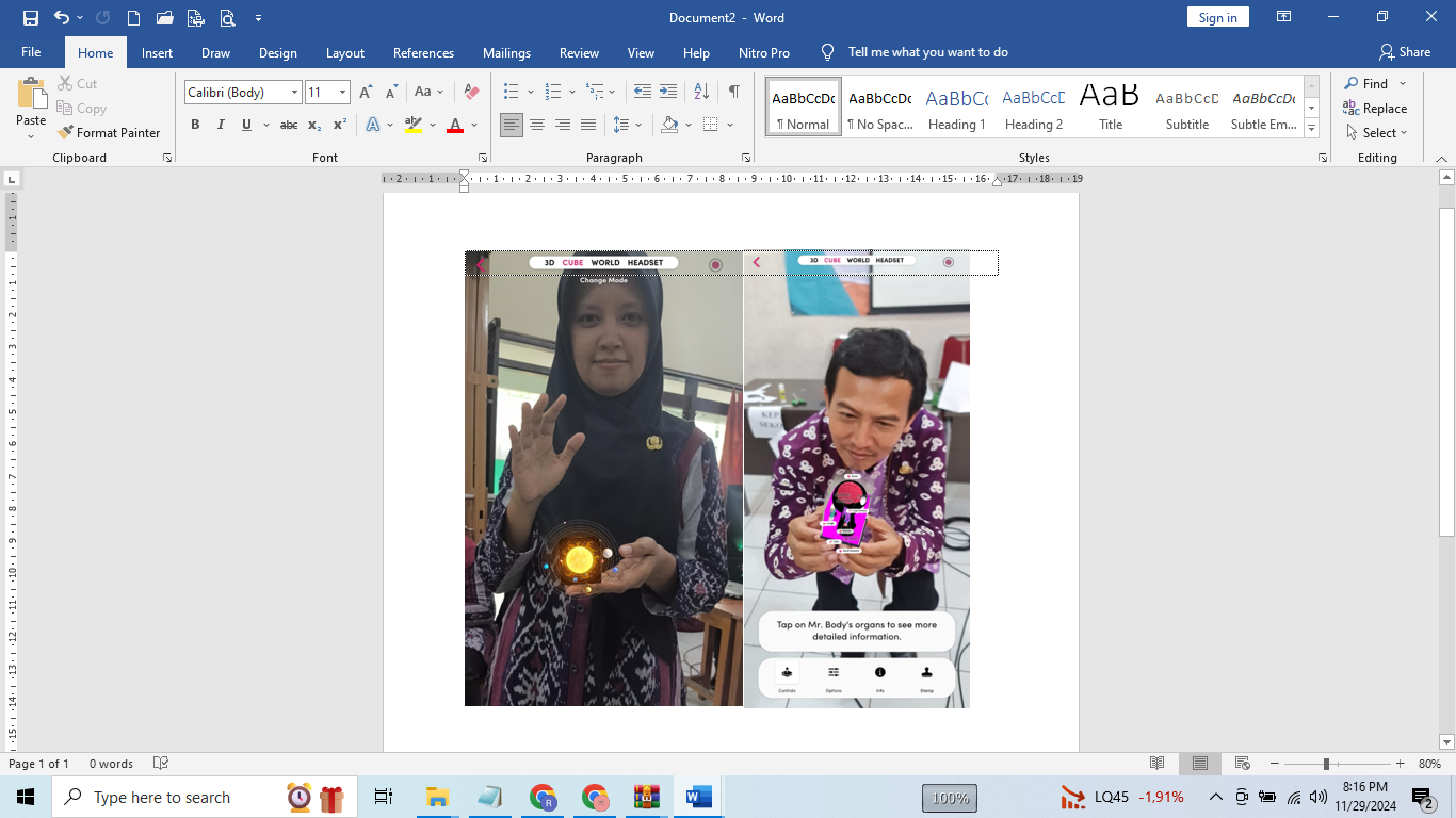 MEDIA AJAR: Guru SLBN Purwosari dapat membuat gambar ala editor handal dengan aplikasi MergeExplorer. (SLBN Purwosari Kudus untuk RadarPati.ID)