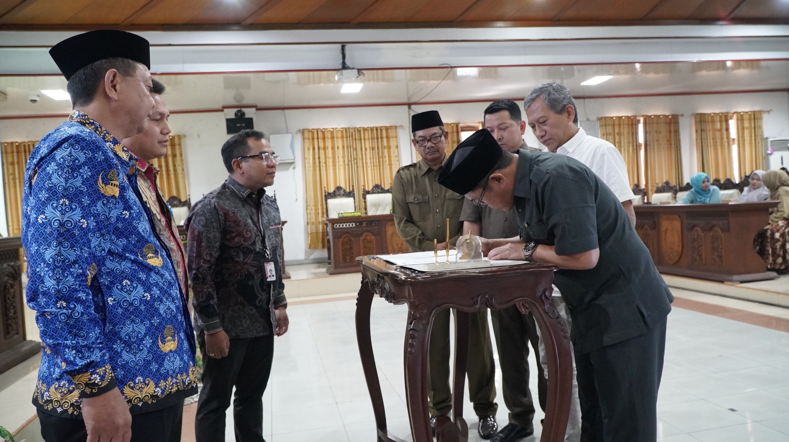 SINERGI: KPK saat memberi wejangan di hadapan DPRD Jepara.