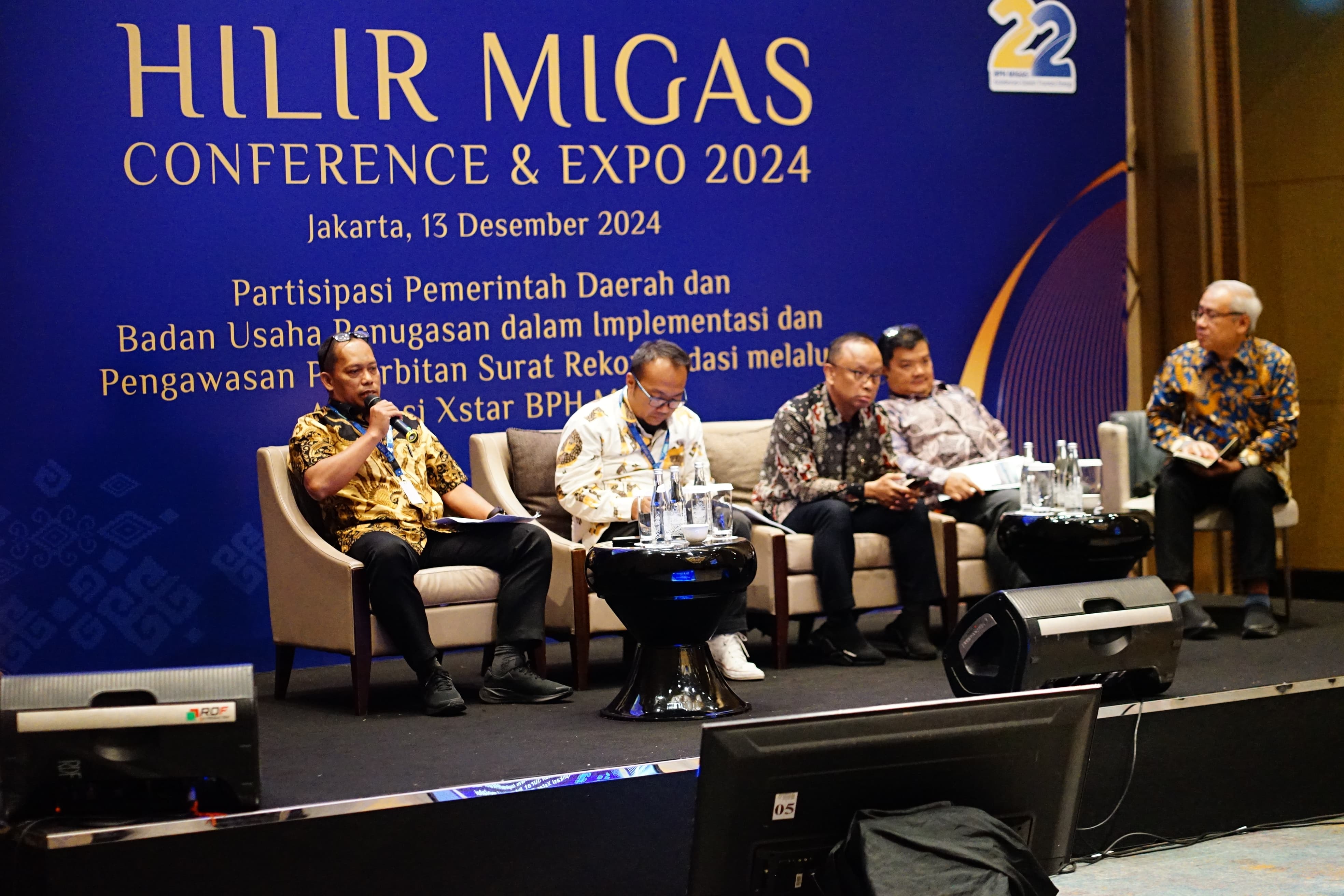 Sekretaris Daerah Kabupaten Pati, Jumani, hadir sebagai narasumber dalam Hilir Migas Conference & Expo 2024 di Jakarta. (PROKOMPIM UNTUK RADAR PATI)