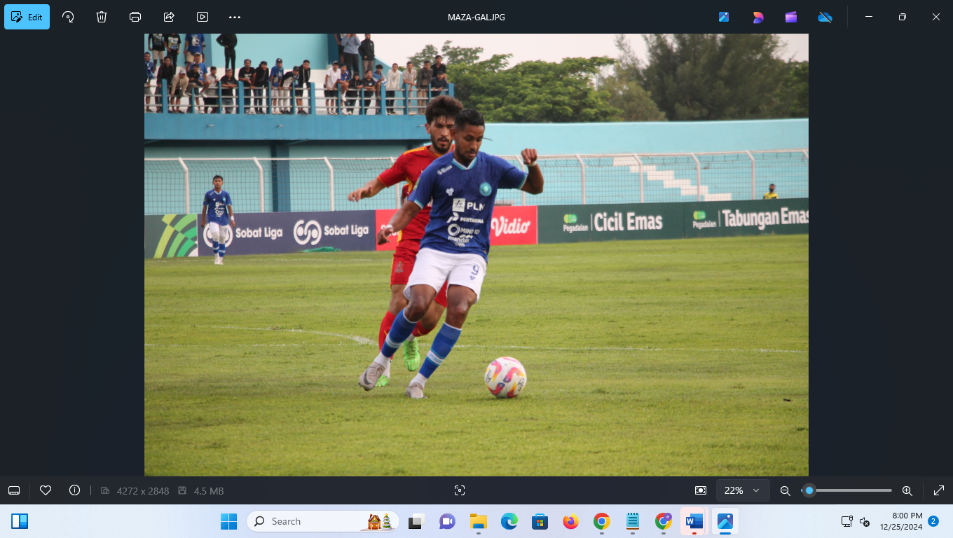 OUT DARI PERSIKU: Striker Persiku Kudus Rony Maza akhirnya keluar dari skuad macan muria akhir bulan ini. (DONNY SETYAWAN/ RADAR PATI)