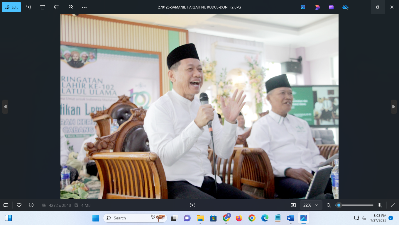 PERKUAT NU: Pengurus Cabang Nahdlatul Ulama Kudus melaksanakan Pelantikan 18 Lembaga serta Muskercab di Pondok Pesantren Yanbu&rsquo;ul Qur&rsquo;an Muria Colo Dawe.