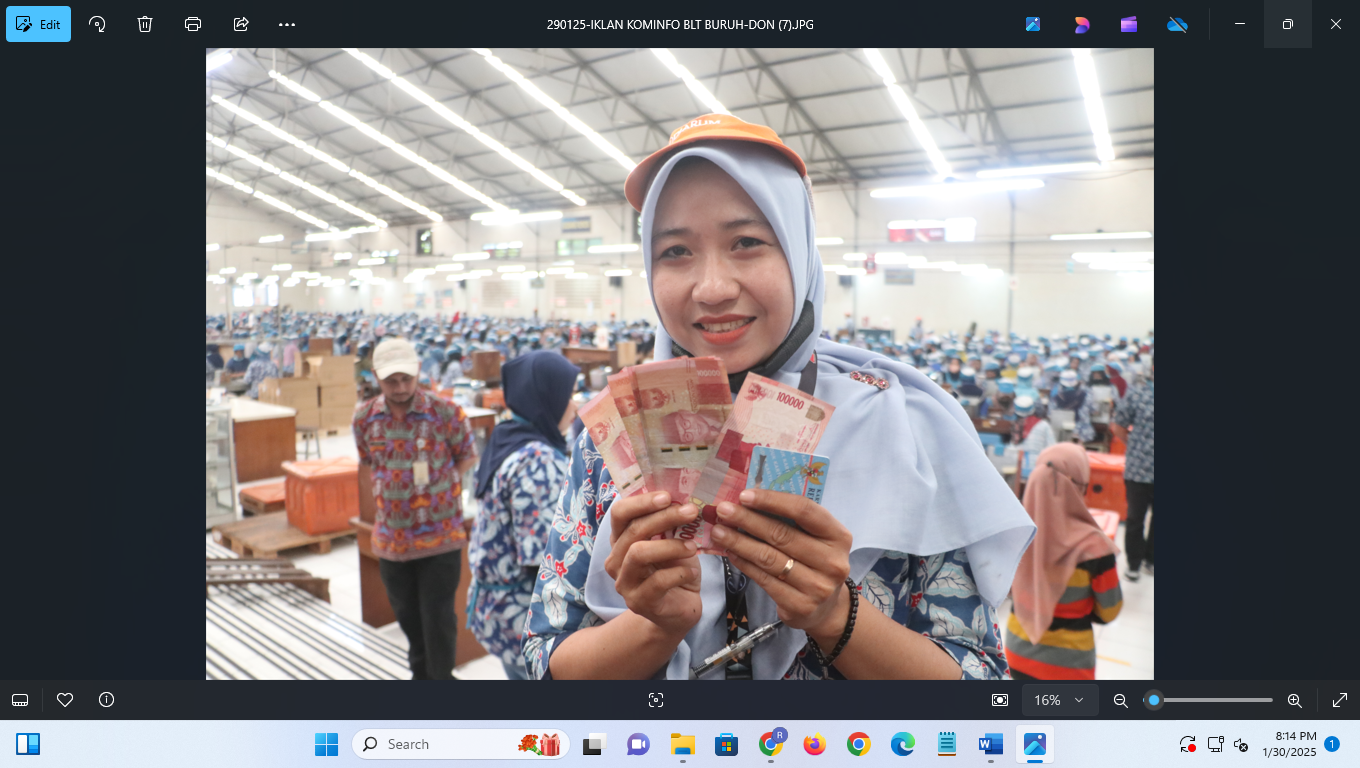 BLT buruh rokok bakal cair sebelum lebaran.