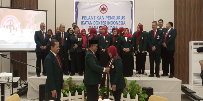 SELAMAT: Pengurus Ikatan Dokter Indonesia (IDI) Cabang Kabupaten Blora periode 2024-2027 yang baru saja dilantik.