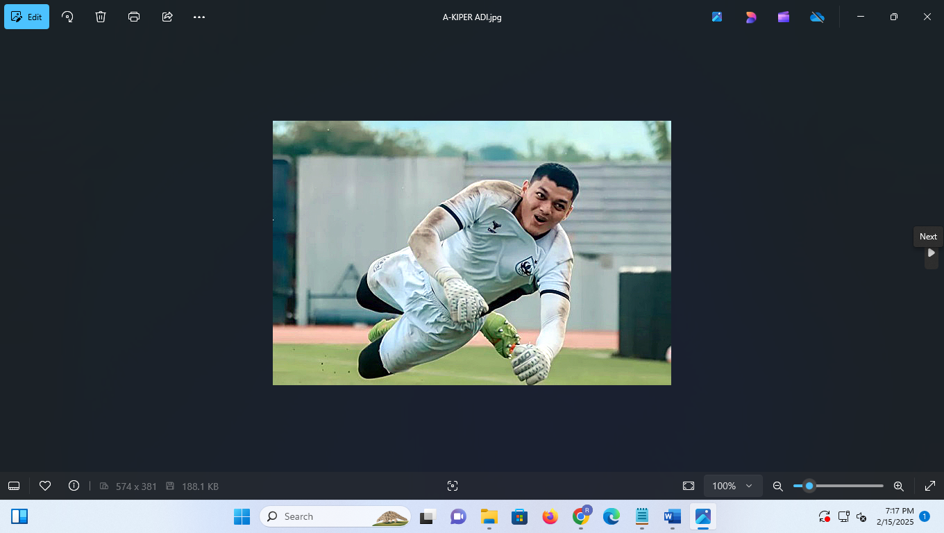 Kiper utama PSIS Semarang Adi Satriyo