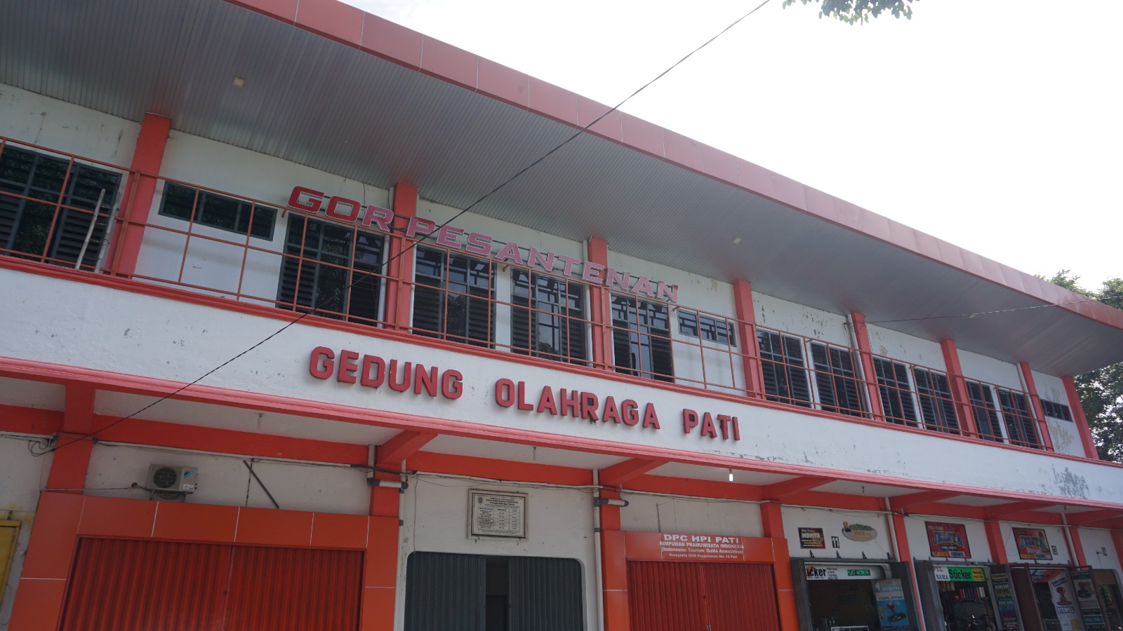 GOR Pesantenan di Jalan Tunggul Wulung Desa Puri Kecamatan Pati. (ACHMAD ULIL ALBAB/RADAR KUDUS)