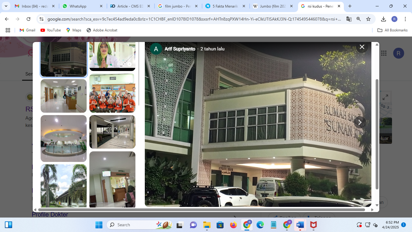 Rumah Sakit Islam (RSI) Sunan Kudus. (Google Maps)