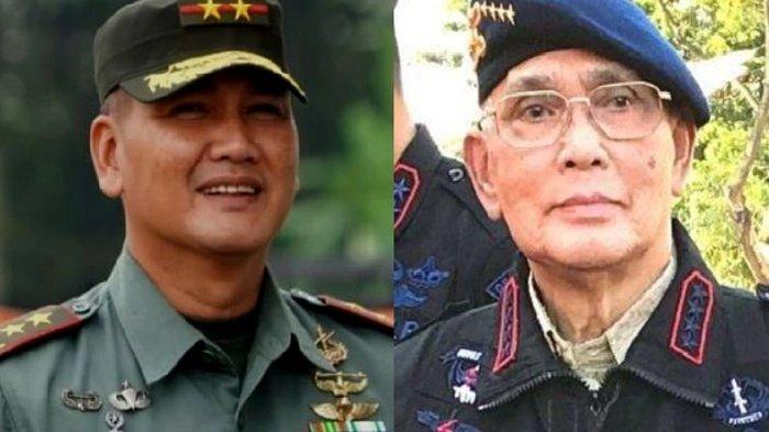 Letjen Kunto Arief Wibowo (Kiri) Jenderal (Purn) Try Sutrisno (Kanan)