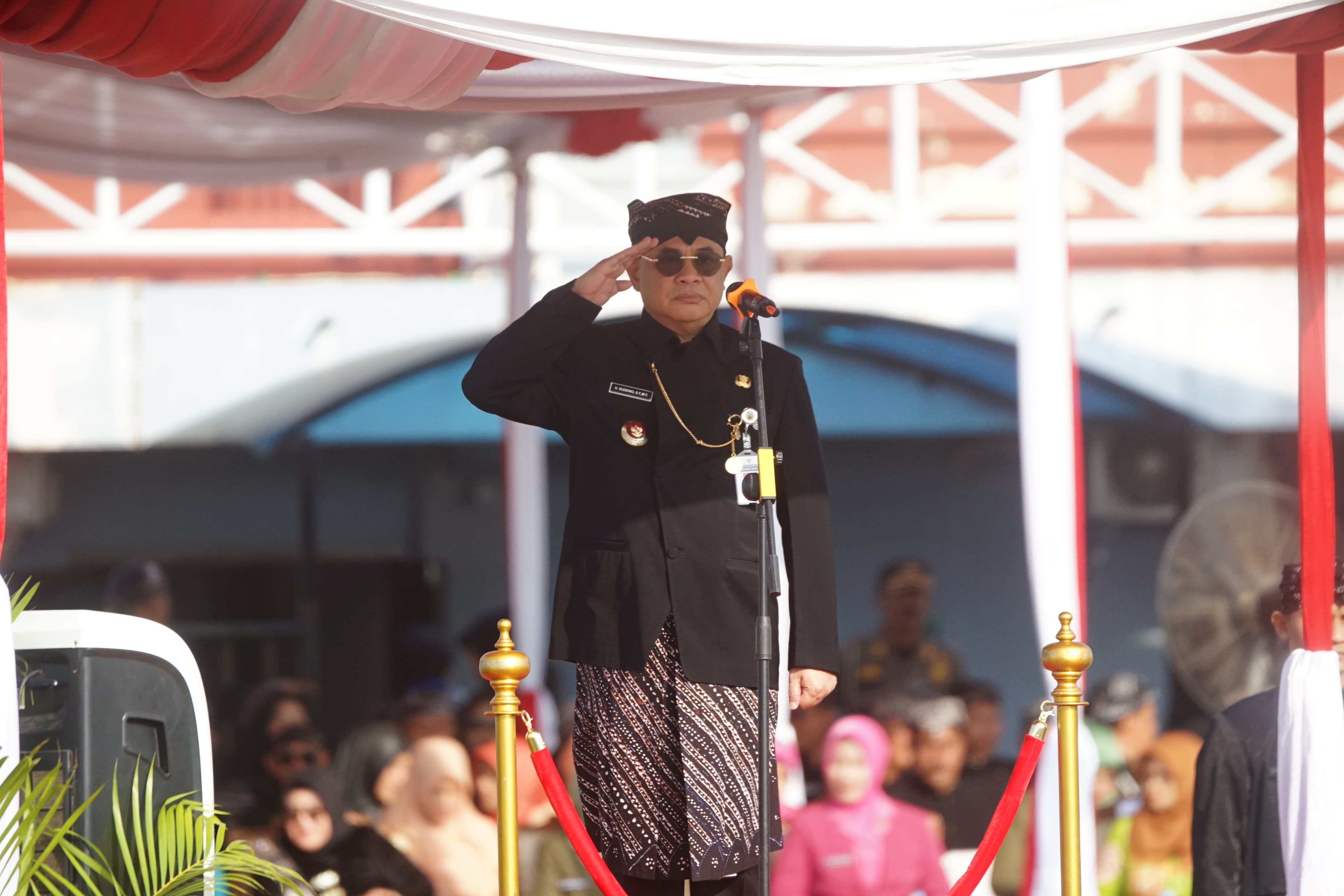 Bupati Pati Sudewo berkomentar dan menyayangkan terkait aksi anarkis hari buruh. (ANDRE F/RADAR KUDUS)