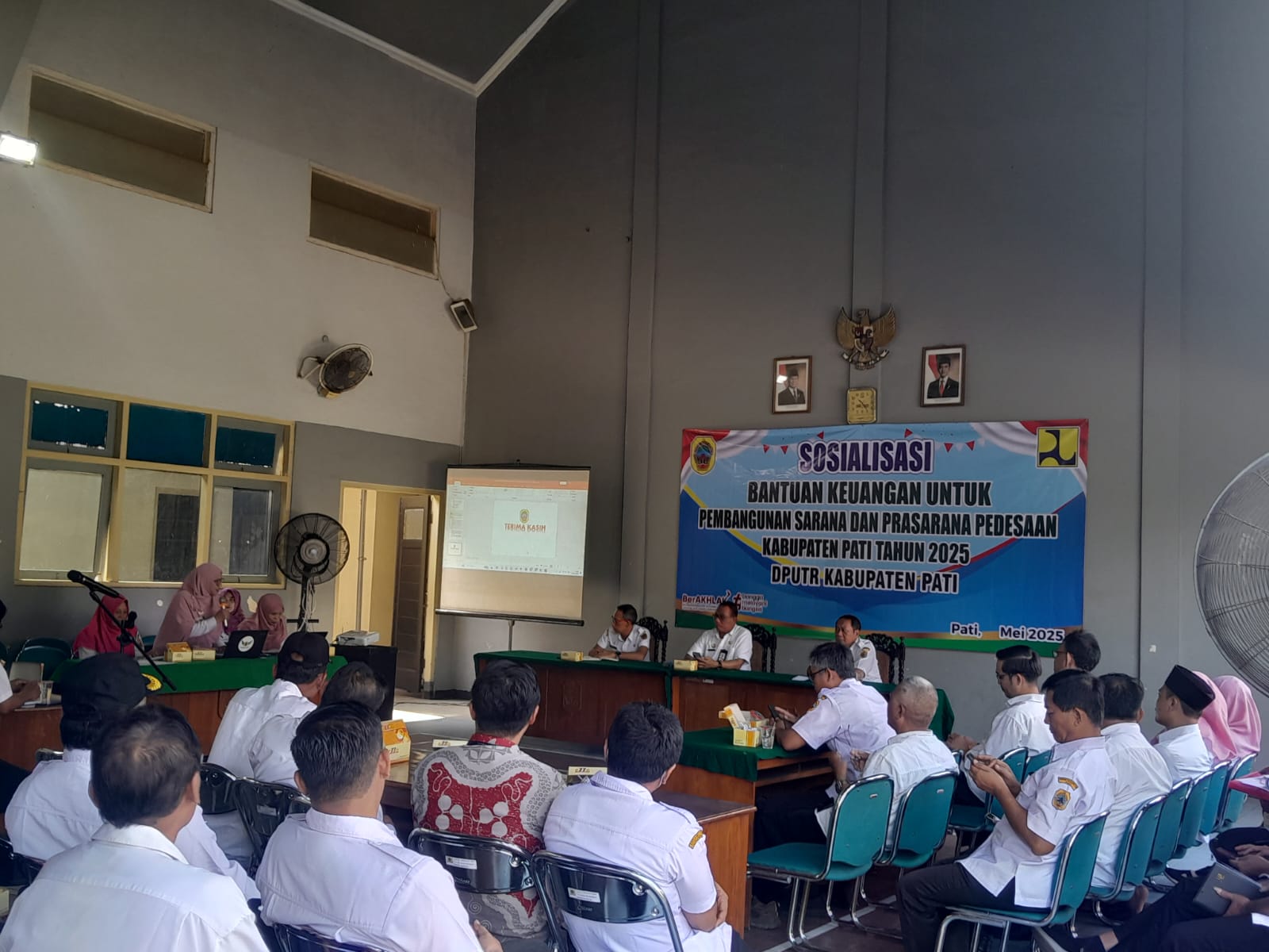 KUCUR BANKEU: DPUTR mengumpulkan para kepala desa untuk sosialisasi bantuan keuangan desa untuk pembangunan sarana dan prasarana di desa.