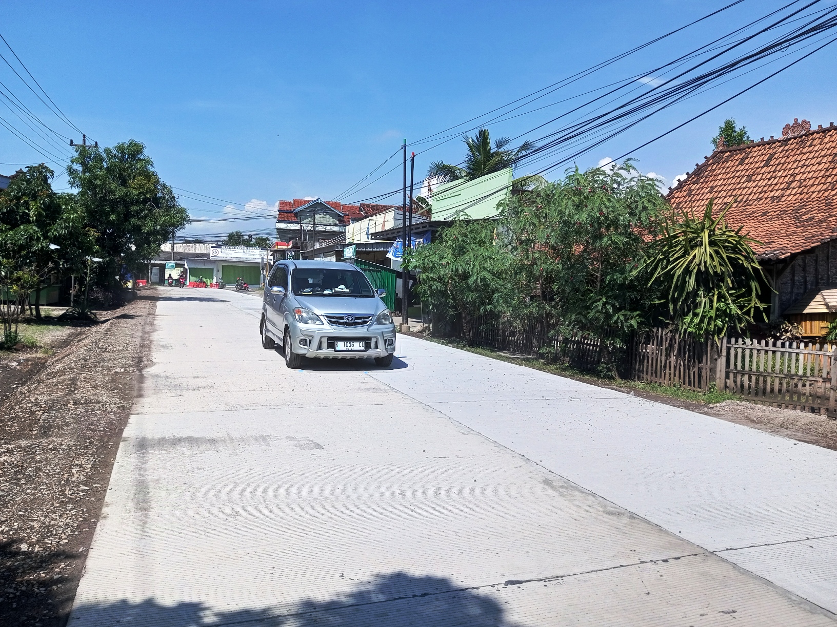 Kondisi jalan yang sudah terlihat mulus di wilayah Kecamatan Dukuhseti belum lama ini.