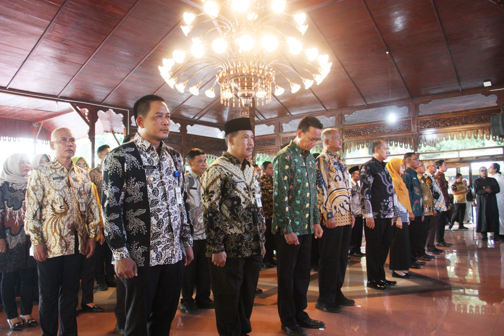 ROTASI: Sejumlah Pejabat di Lingkungan Pemkab Kudus Saat Pelantikan di Pendopo Kabupaten Kudus Kemarin