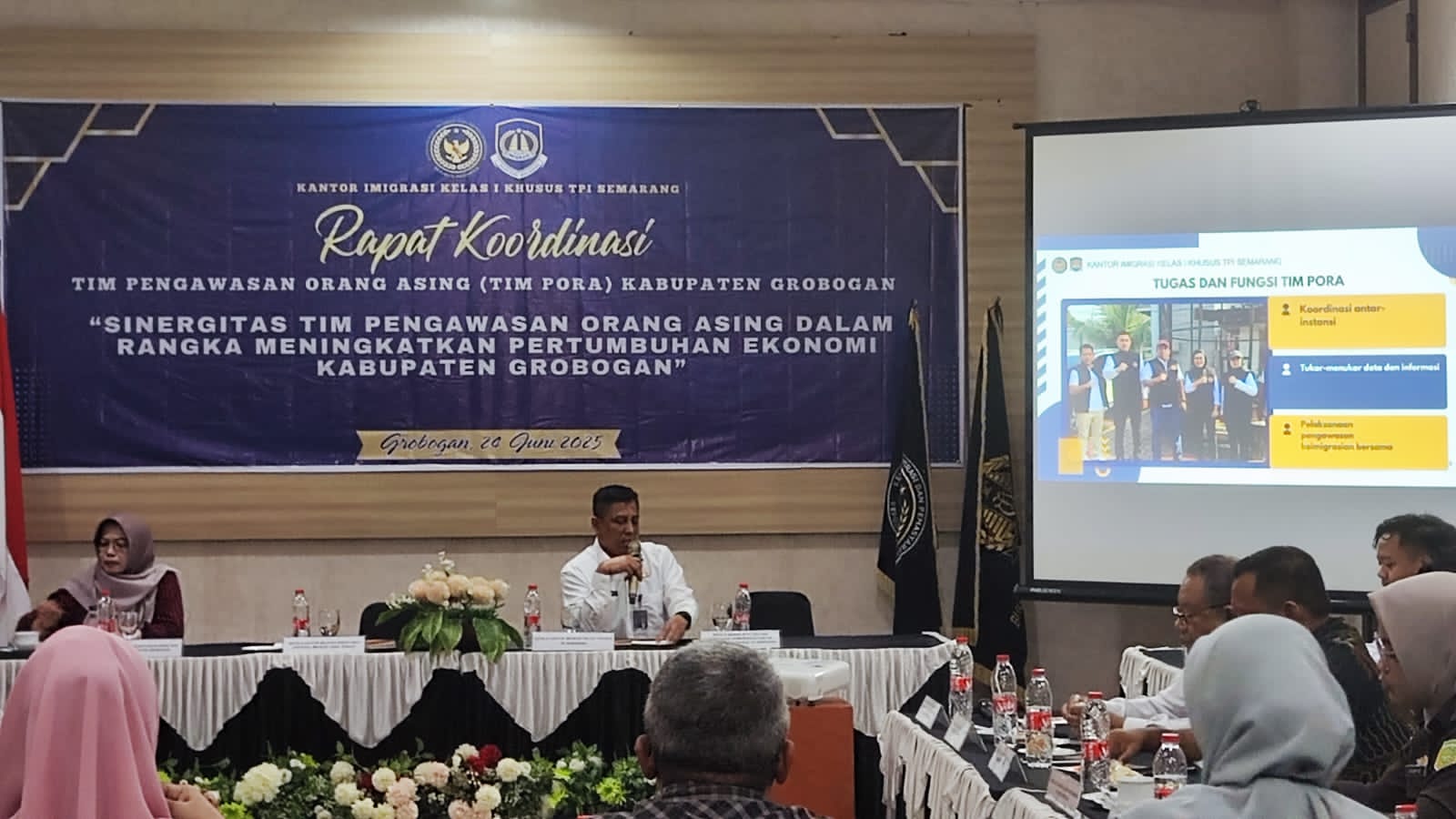 RAPAT: Rapat Timpora yang dilakukan di Kyriad Grand Master Purwodadi.